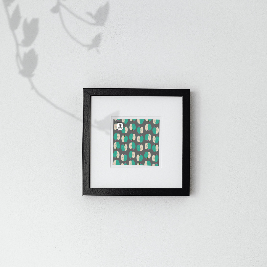 カラフルなりんごのパターン TAMARUSAN