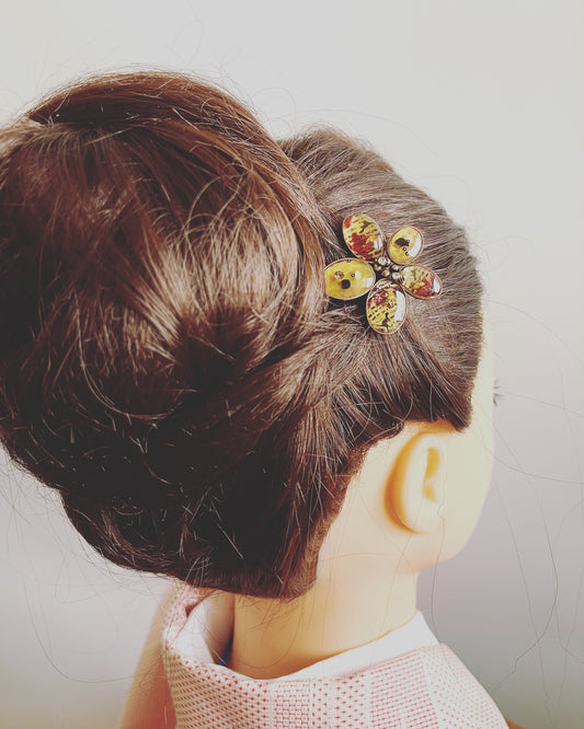 Uピン 花 レース 白 TAMARUSAN