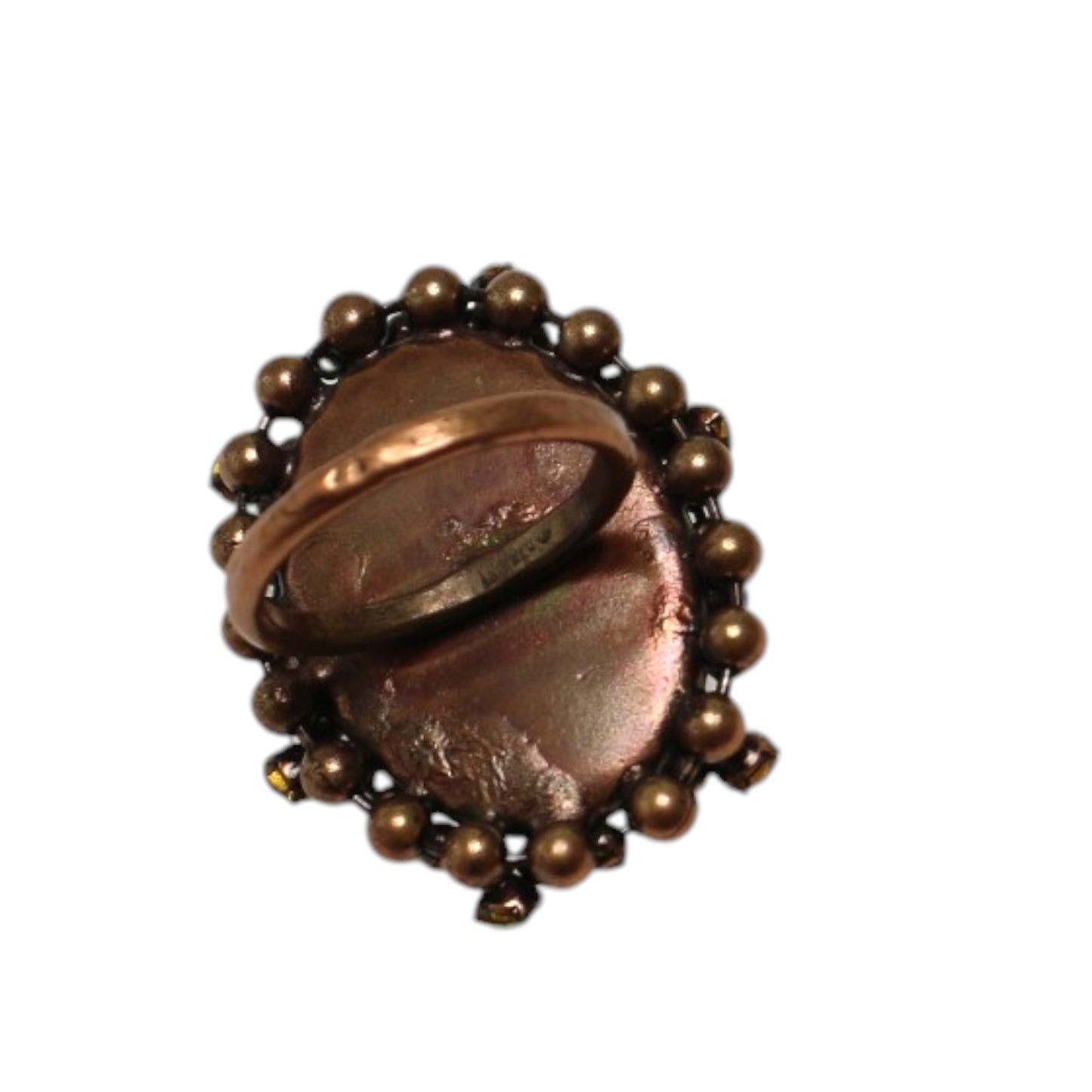 リング エメラルド色 楕円(小) TAMARUSAN