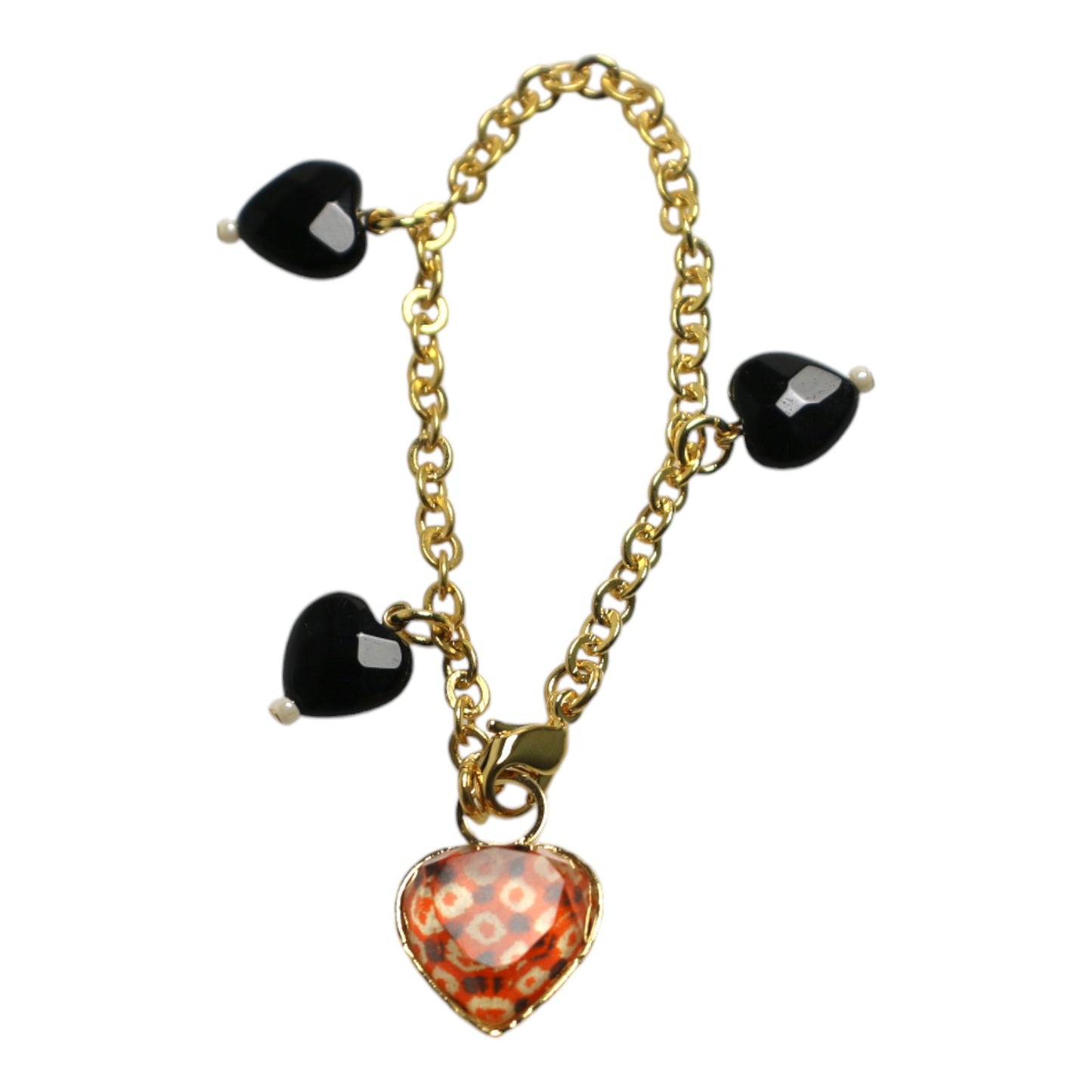 バッグチャーム ハート オレンジ TAMARUSAN