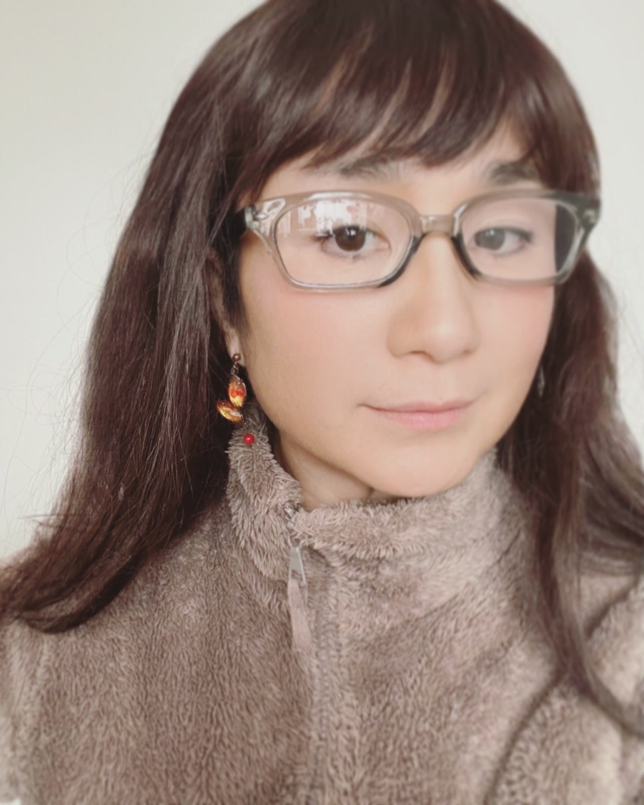 イヤリング カニ 赤 赤珊瑚 TAMARUSAN