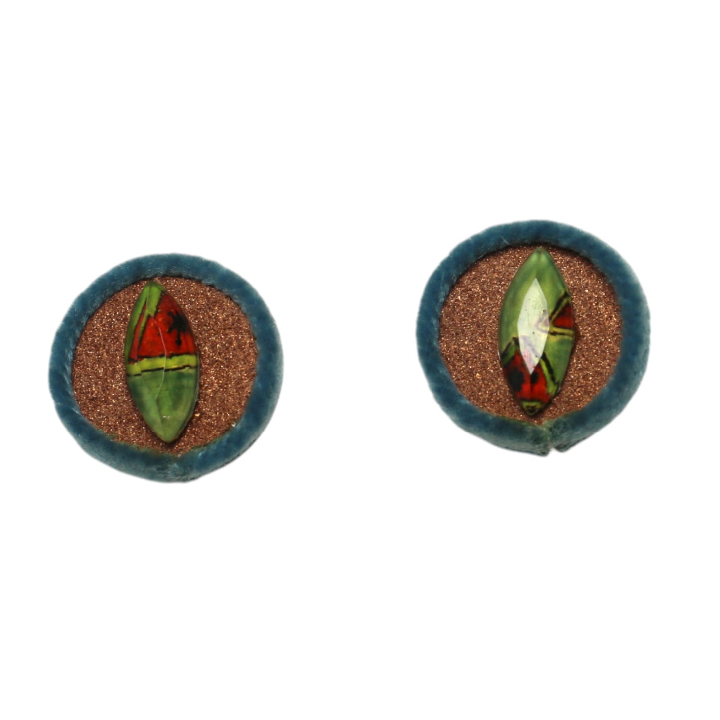 イヤリング レモン 圧縮フェルト 茶色 TAMARUSAN