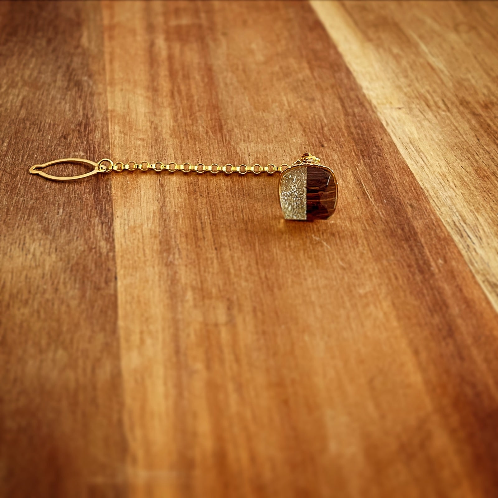 タイタックピン メンズアクセサリー 銀色 ラメ 木目 TAMARUSAN