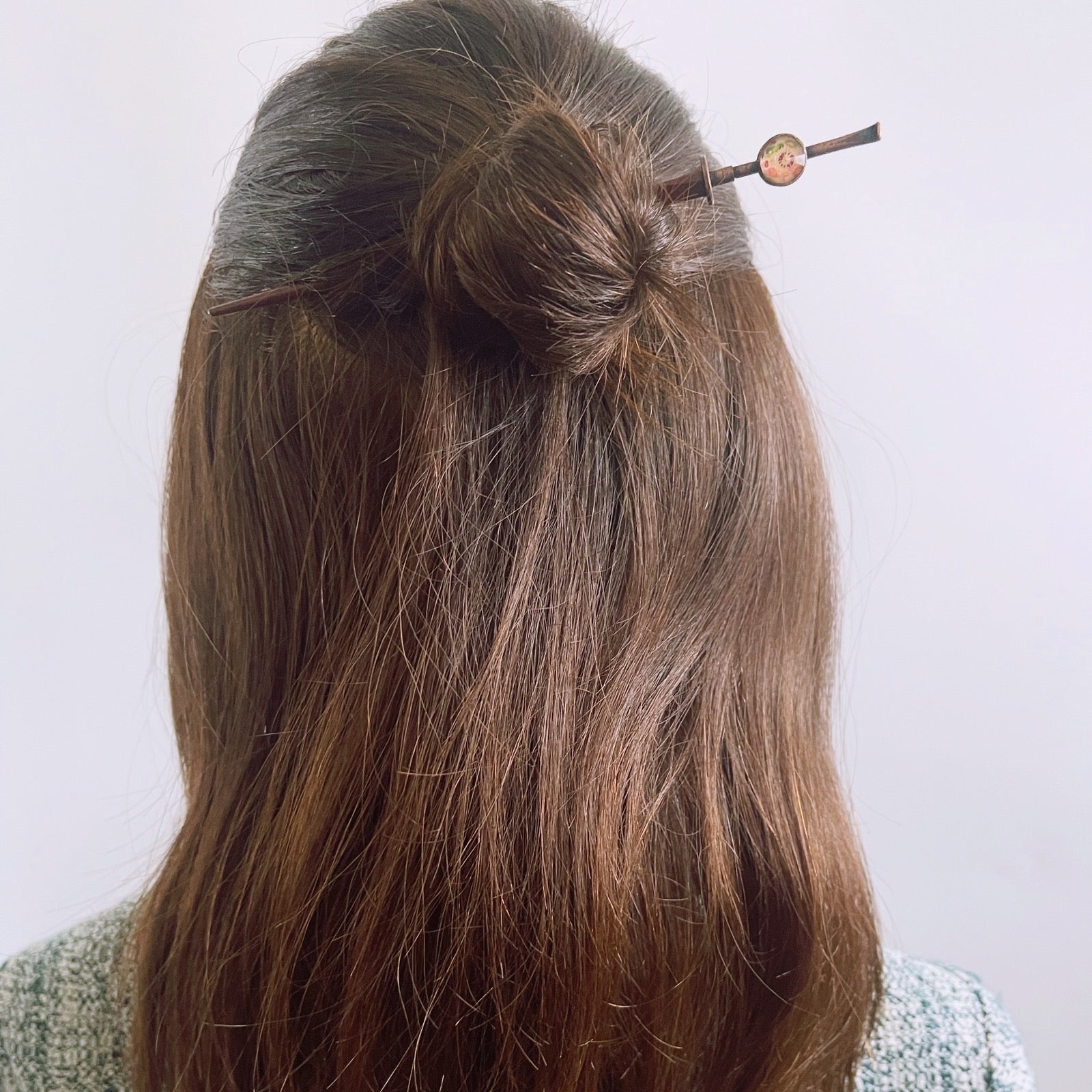 かんざし 着せ替え バラの木 和風 木製 TAMARUSAN