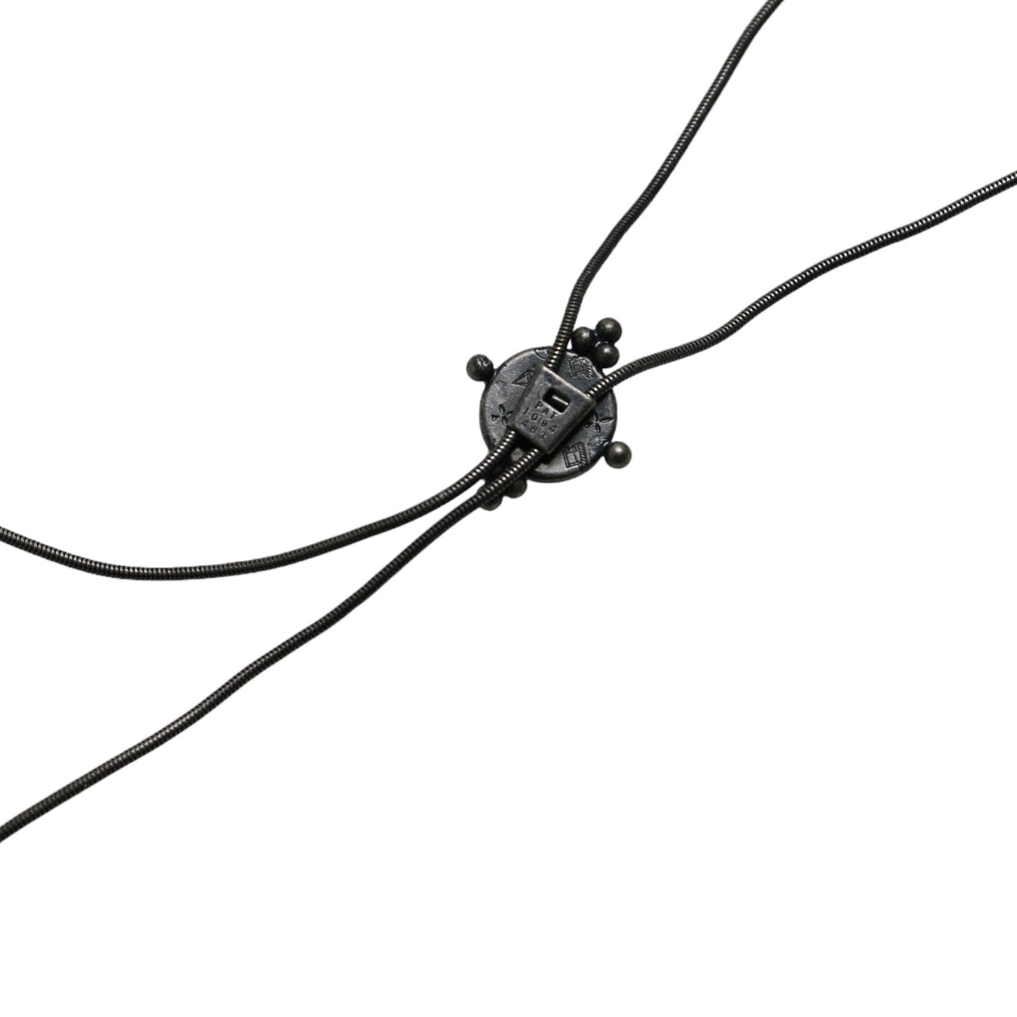 チェーンループタイ 水色 ヤモリ TAMARUSAN