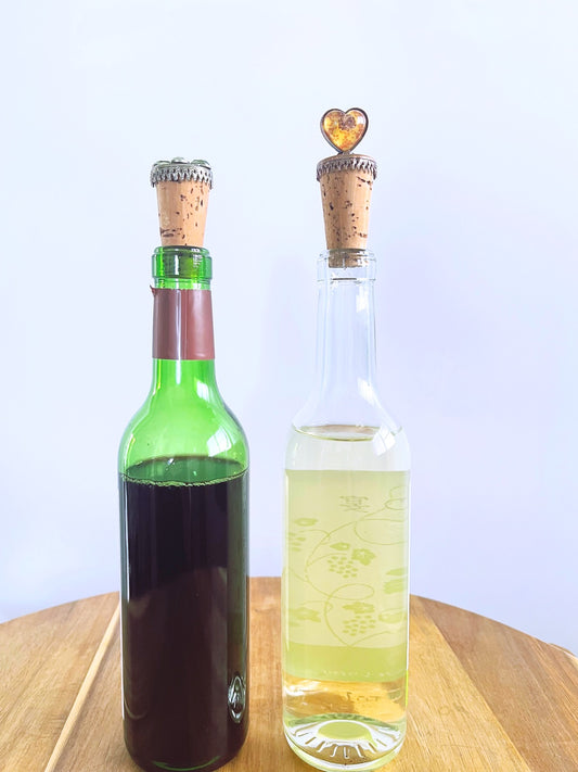 ワインコルク ハート 福梅 ピンク