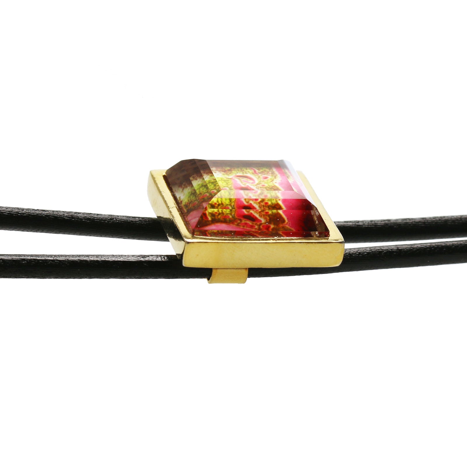 革紐ループタイ 赤 贈り物 カジュアル ネクタイ TAMARUSAN