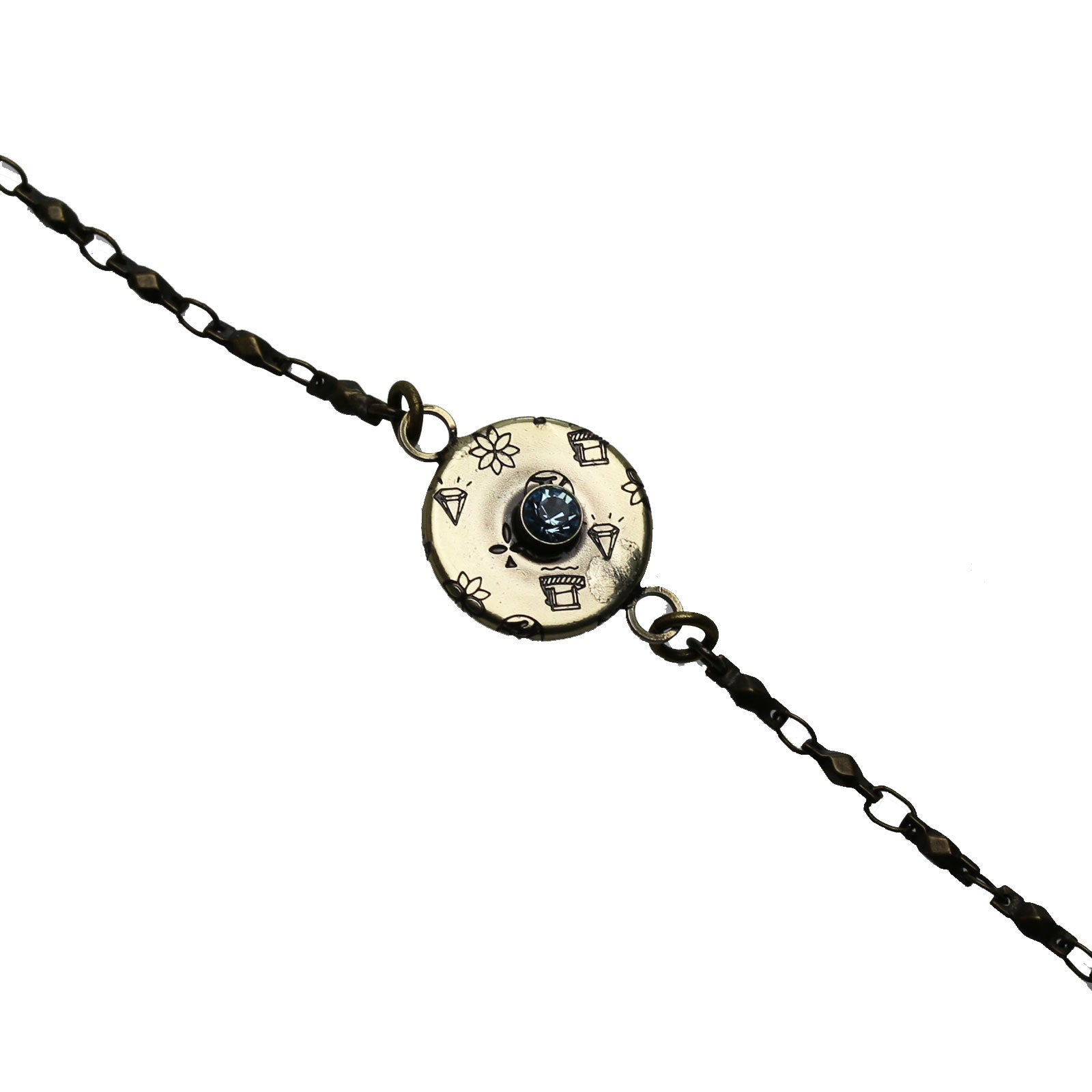 眼鏡チェーン 薔薇 マザーオブパール ターコイズ 黄緑 TAMARUSAN