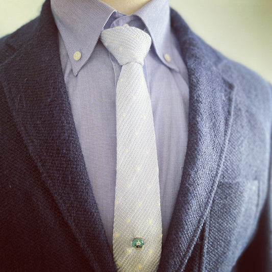 タイタックピン 青 紫陽花 TAMARUSAN