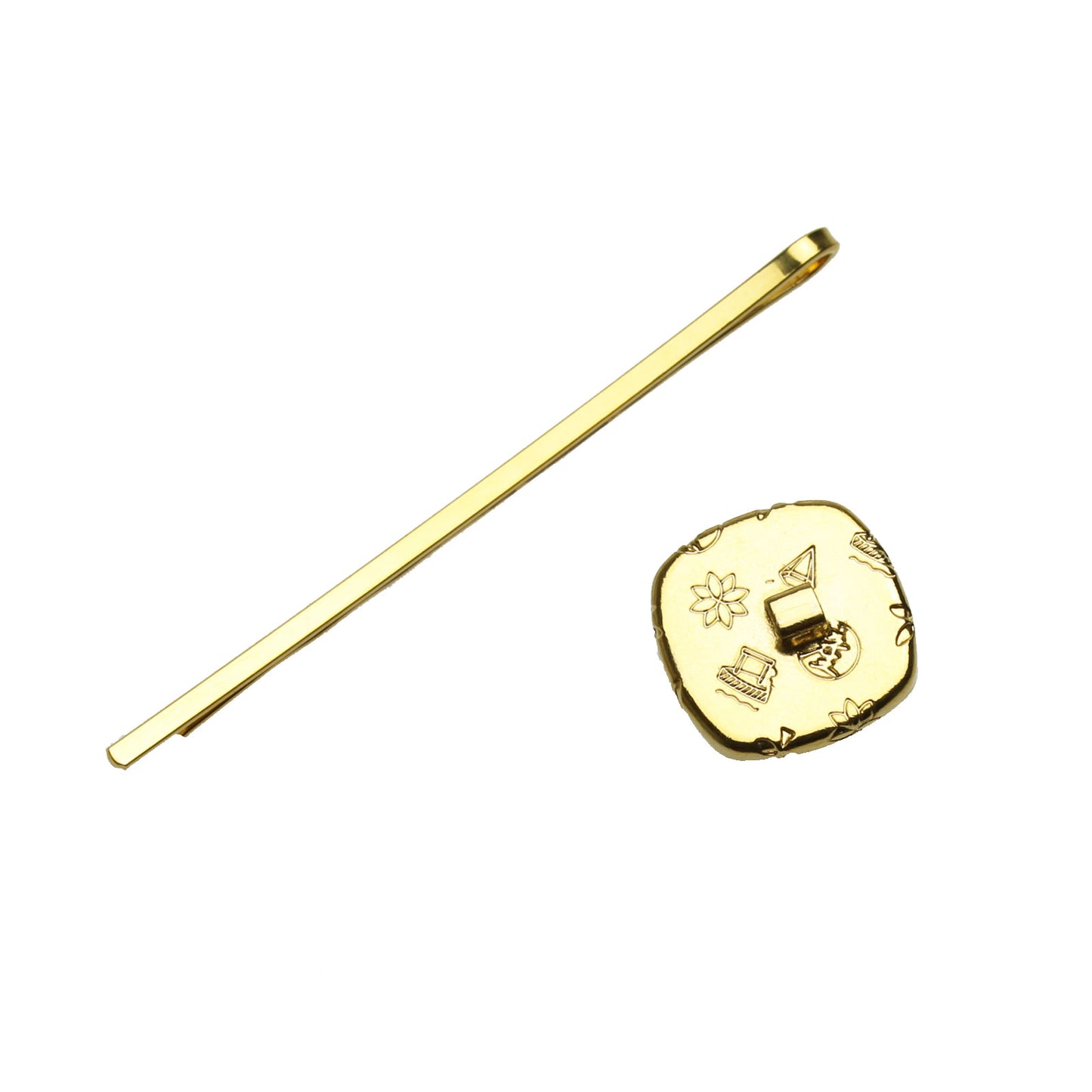 血赤珊瑚 金 ピンク ヘアピン 取り外し可能 TAMARUSAN