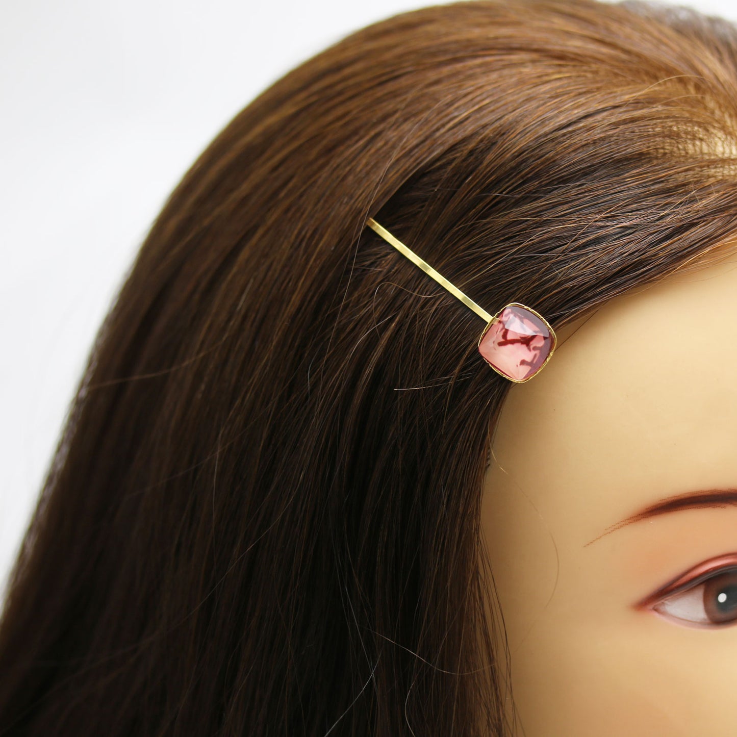 血赤珊瑚 金 ピンク ヘアピン 取り外し可能 TAMARUSAN