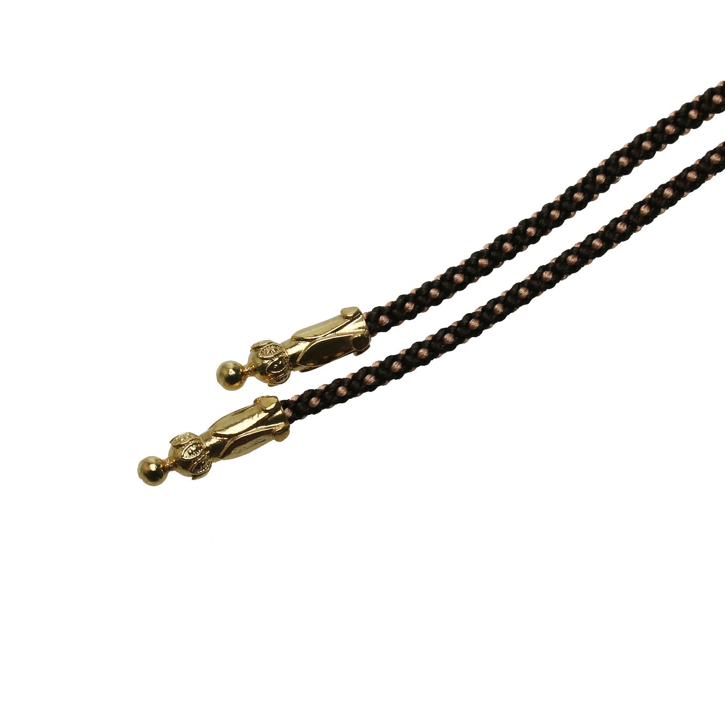 組紐ループタイ 花 血赤珊瑚 正絹 ピンク 男女兼用 TAMARUSAN