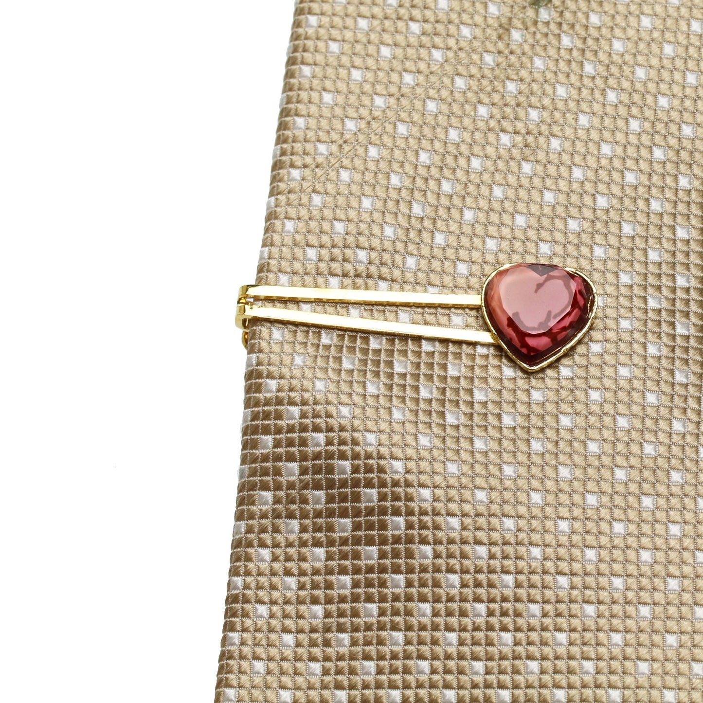 ネクタイピン ハート 24k ピンク 男女兼用 TAMARUSAN