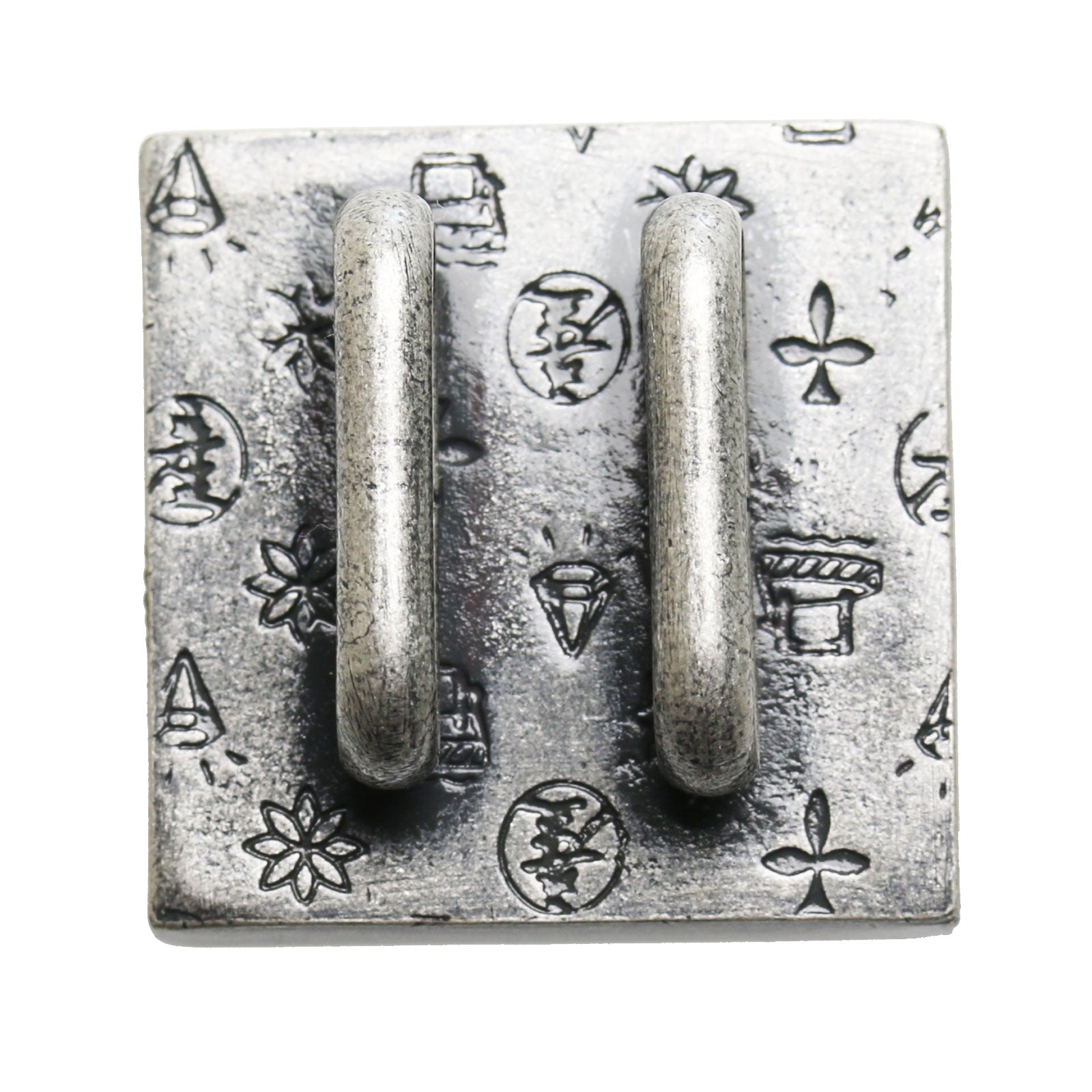 帯留 黒 鶴 花 TAMARUSAN