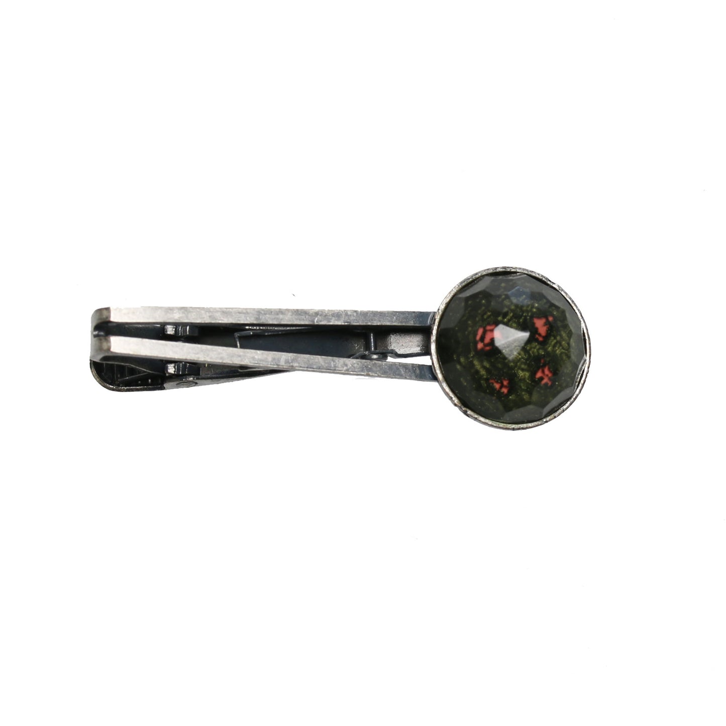 ネクタイピン 黒 シンプル ボタン 贈り物 TAMARUSAN