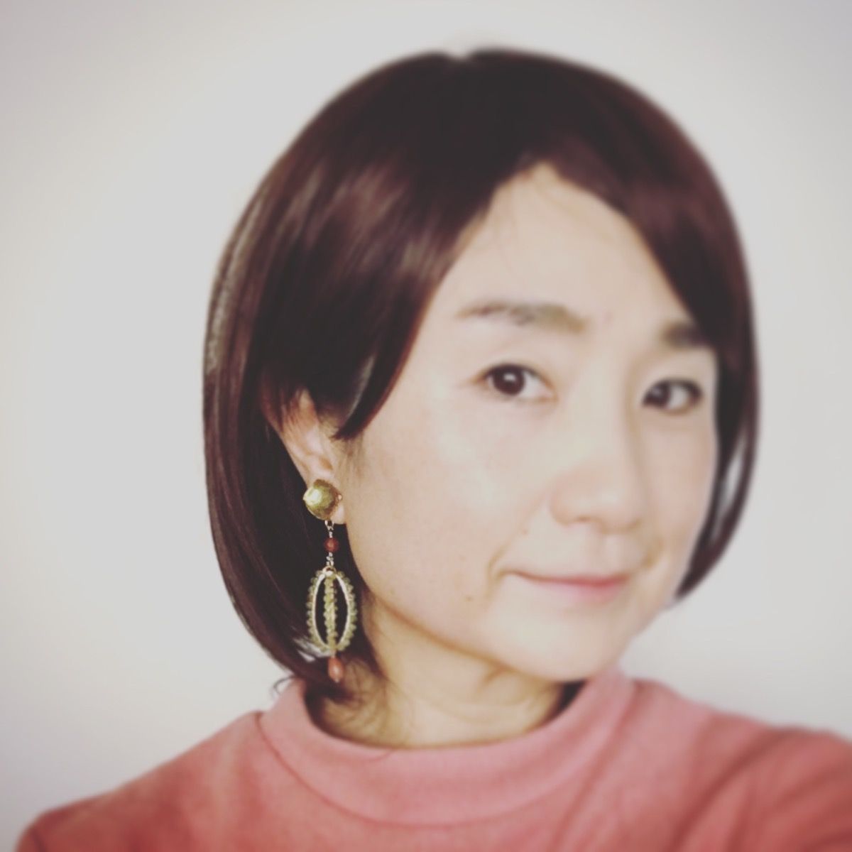 フープ イヤリング 黄緑 ペリドット 氷雨 TAMARUSAN