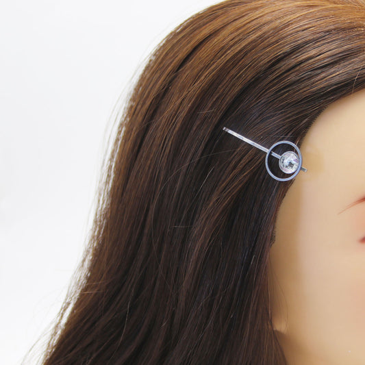 ヘアピン グレー ハンミョウ 男女兼用 高級ヘアピン