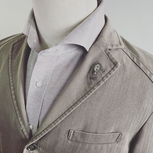 ねじり かんざし グレー ハンミョウ TAMARUSAN