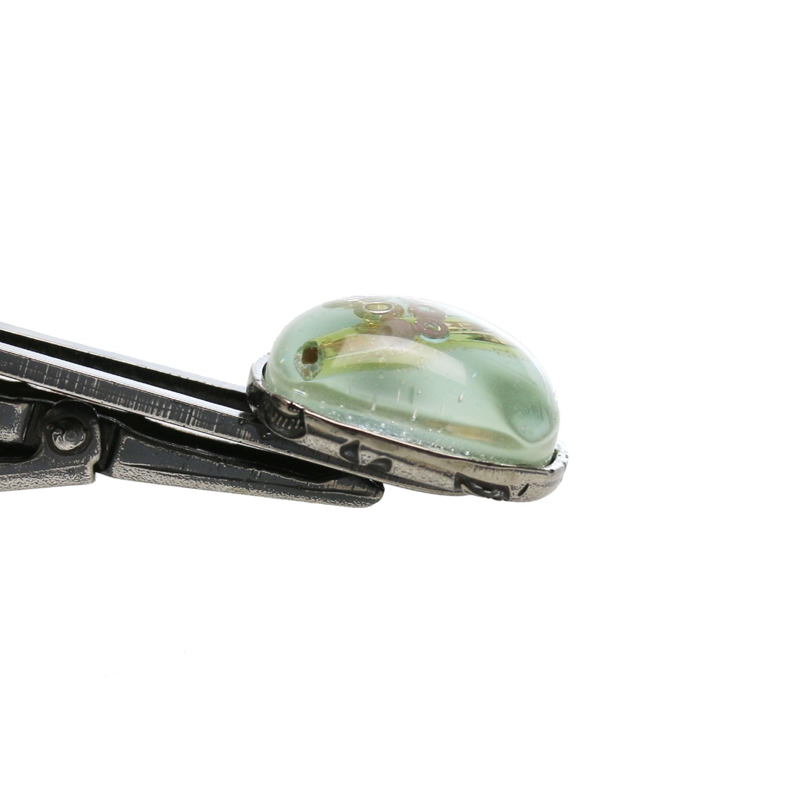 ネクタイピン 水色 ビーズ 贈り物 TAMARUSAN