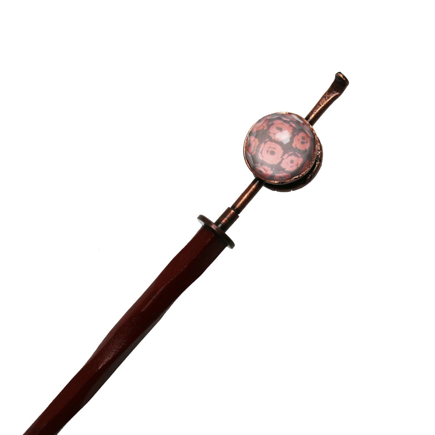 着せ替えかんざし 葉っぱ ピンク TAMARUSAN