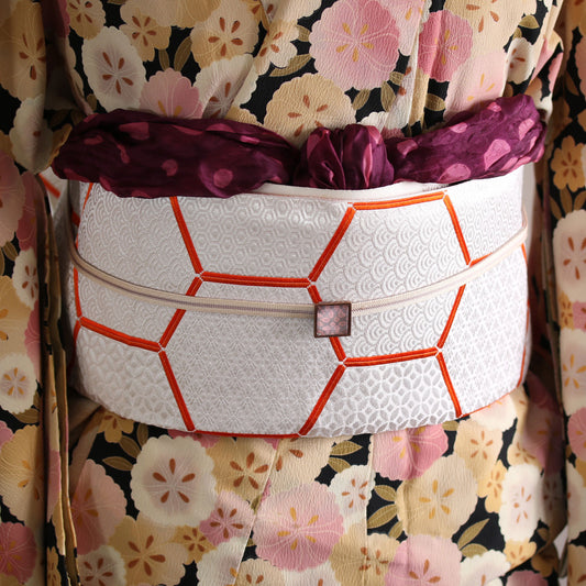 帯留め 鹿の子 ピンク アンティーク調 TAMARUSAN