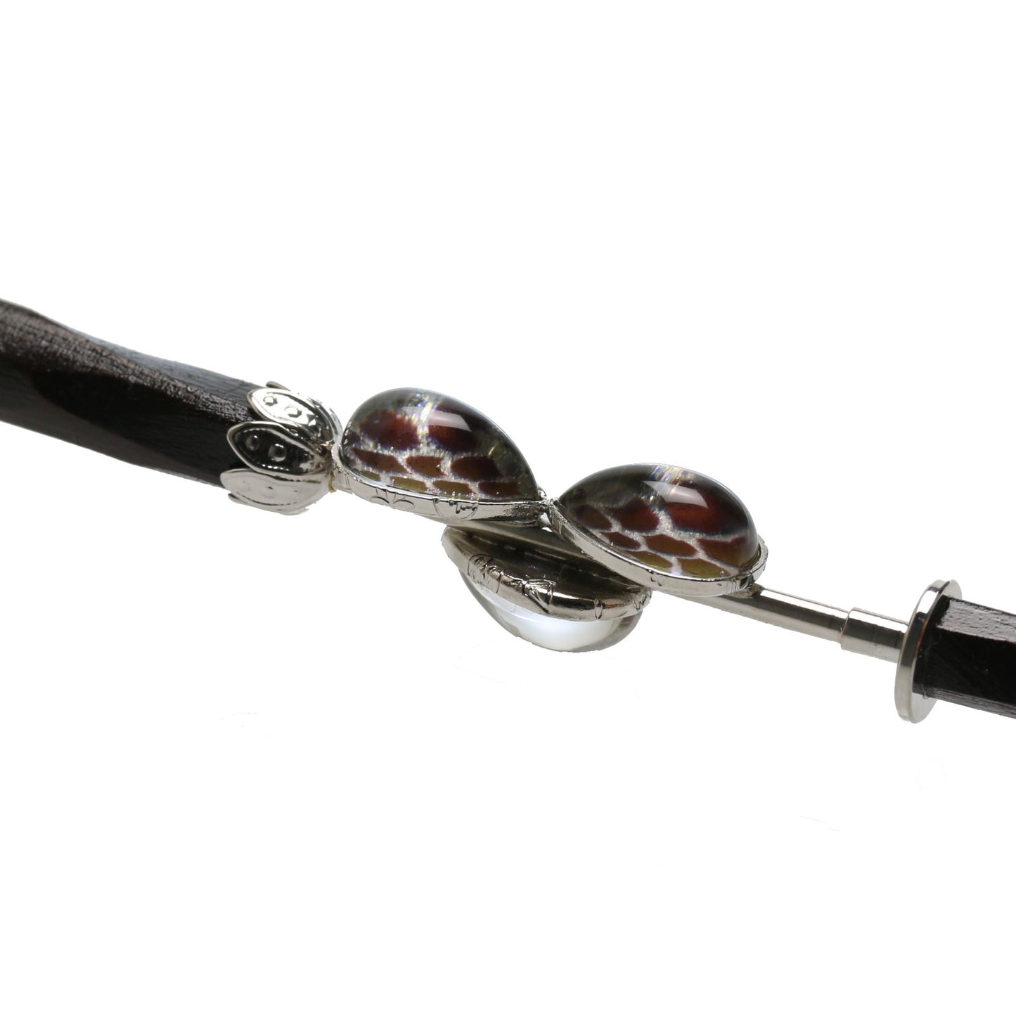 木製かんざし 着せ替え 鱗 紺 TAMARUSAN