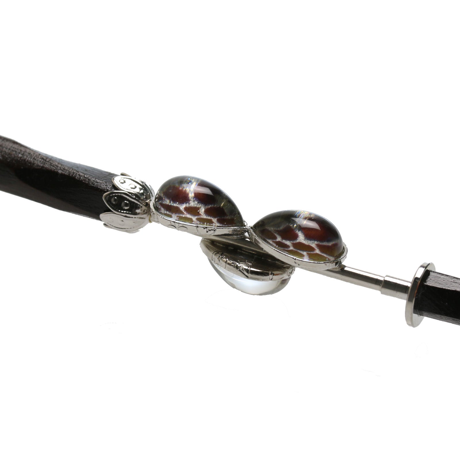 木製かんざし 着せ替え 鱗 紺 TAMARUSAN