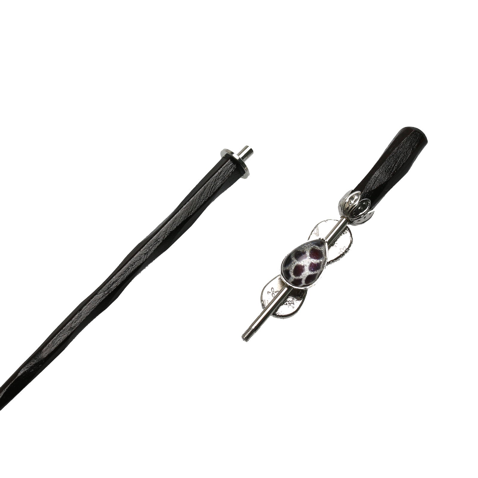 木製かんざし 着せ替え 鱗 紺 TAMARUSAN