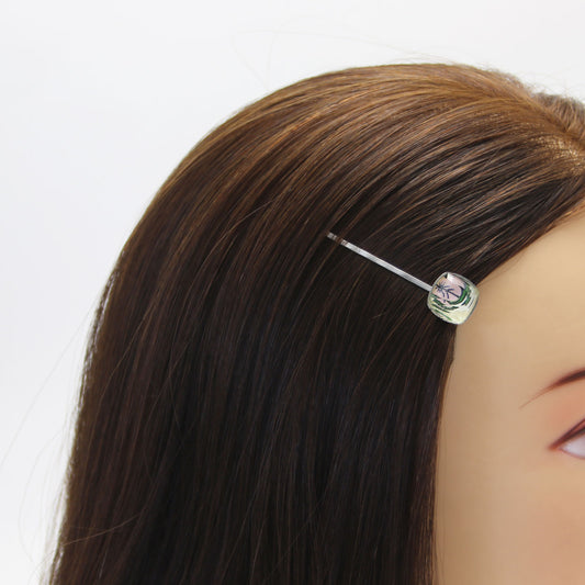 ヘアピン レモン ピンク 飾り取り外し可能 TAMARUSAN