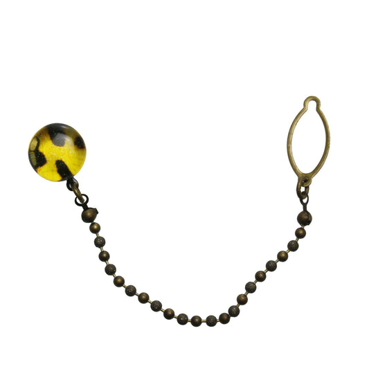 タイタックピン チーター 黄色 TAMARUSAN