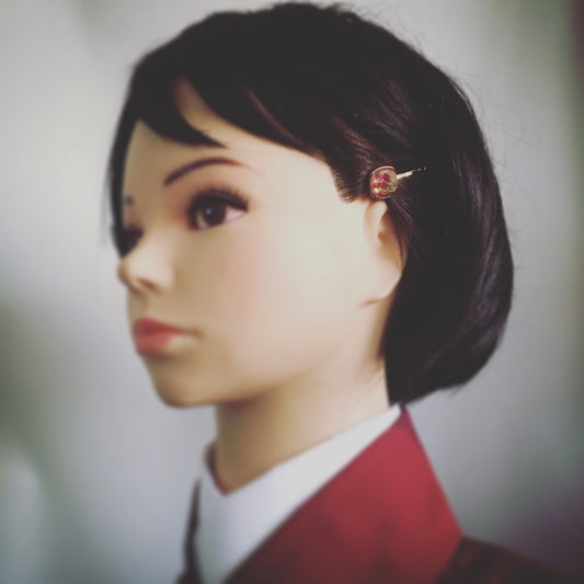 ヘアピン ピンク ゴールド 樹脂 大人 TAMARUSAN