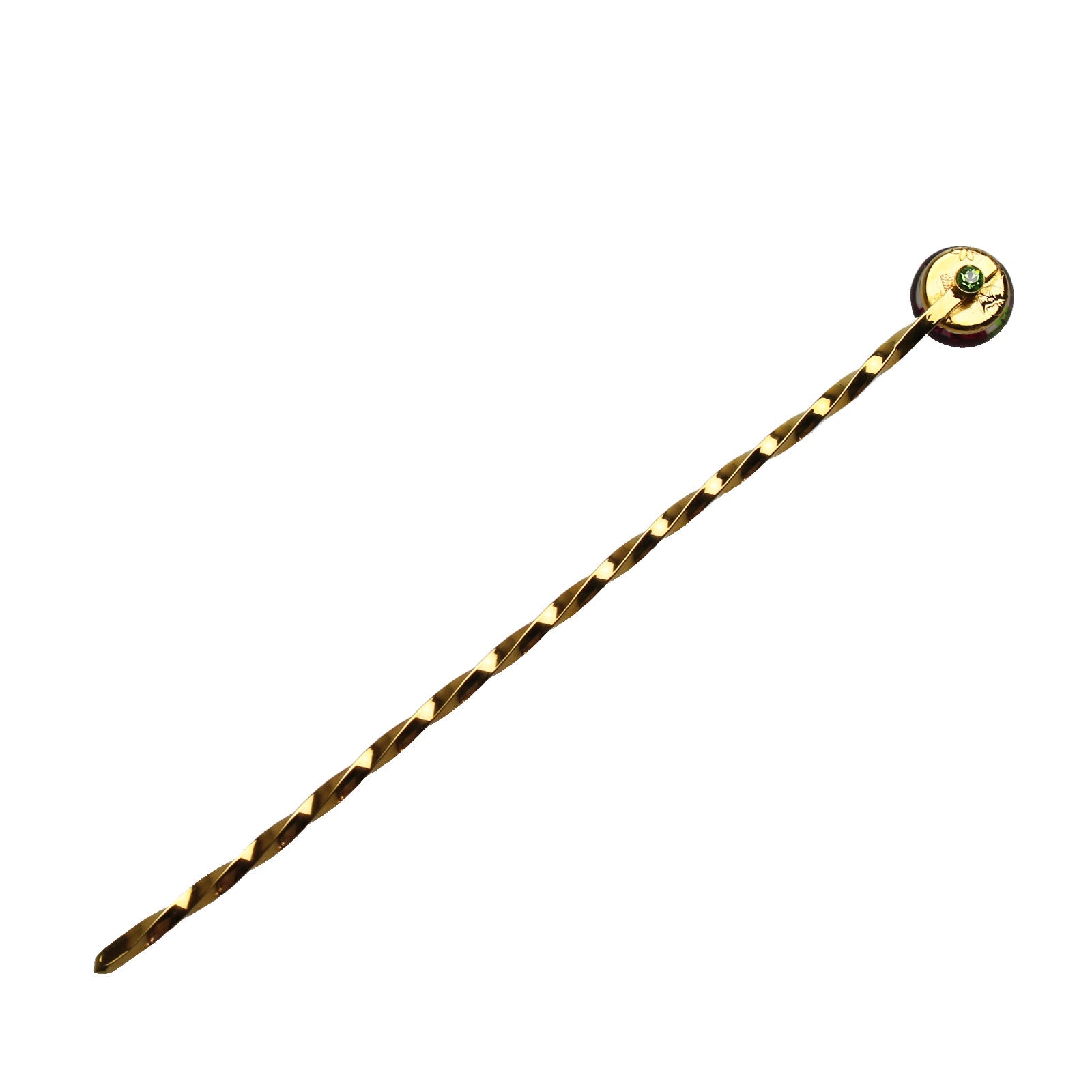 玉かんざし ピンク 24金 TAMARUSAN
