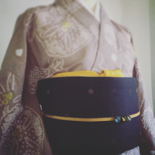 帯留め ブルー 水引 3色 TAMARUSAN