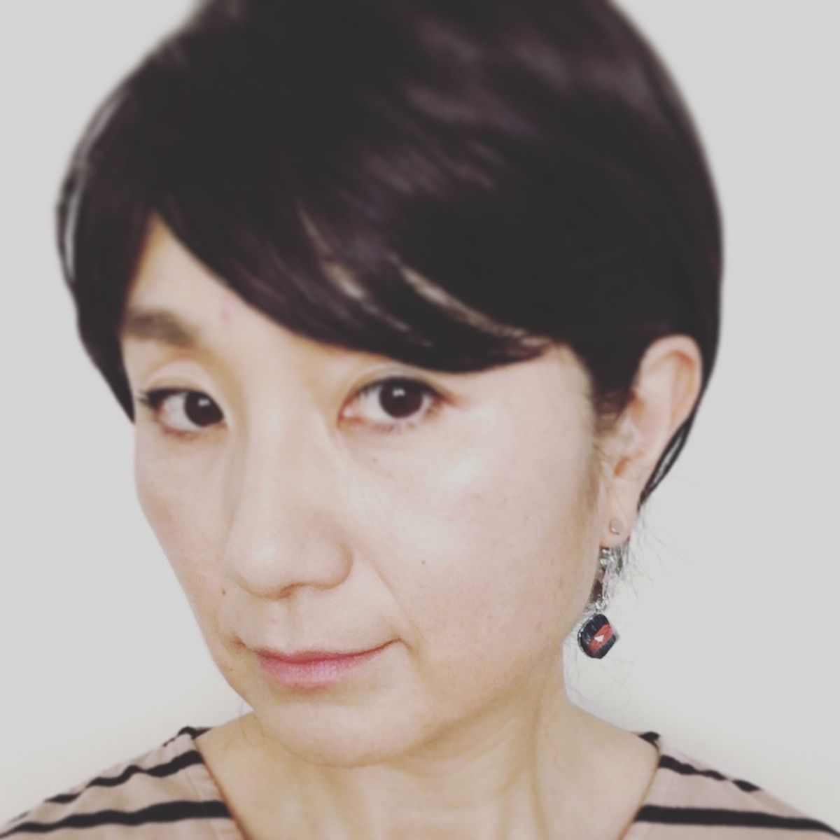 水引 ピアス ブルー 四角 ロードナイト TAMARUSAN