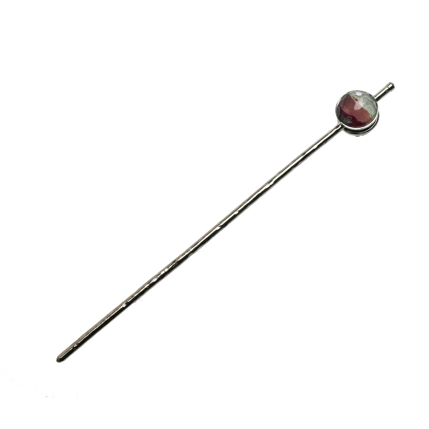 玉かんざし 虹 パープル 金属製 TAMARUSAN
