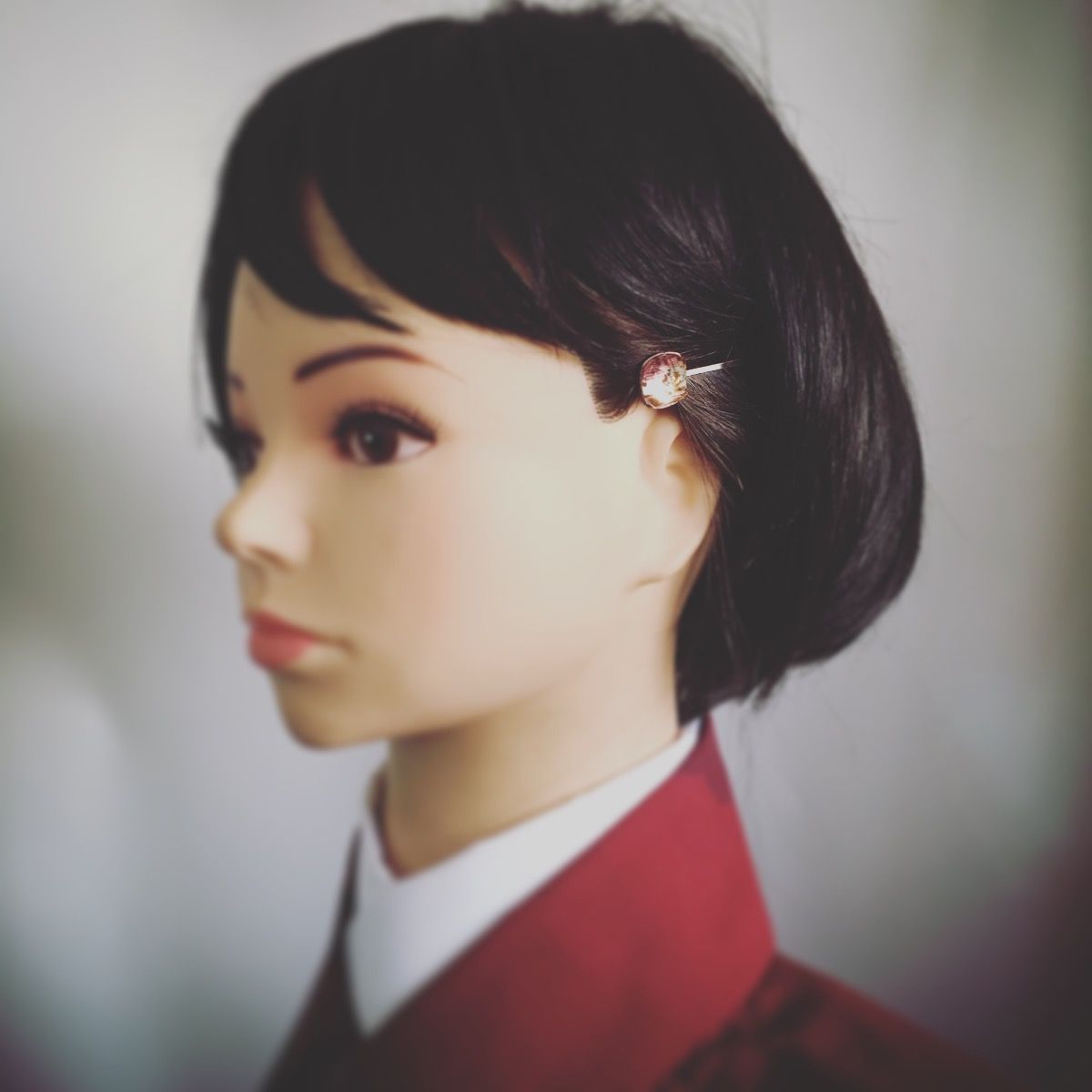 ヘアピン 楽譜 ピンク アンティーク調 TAMARUSAN