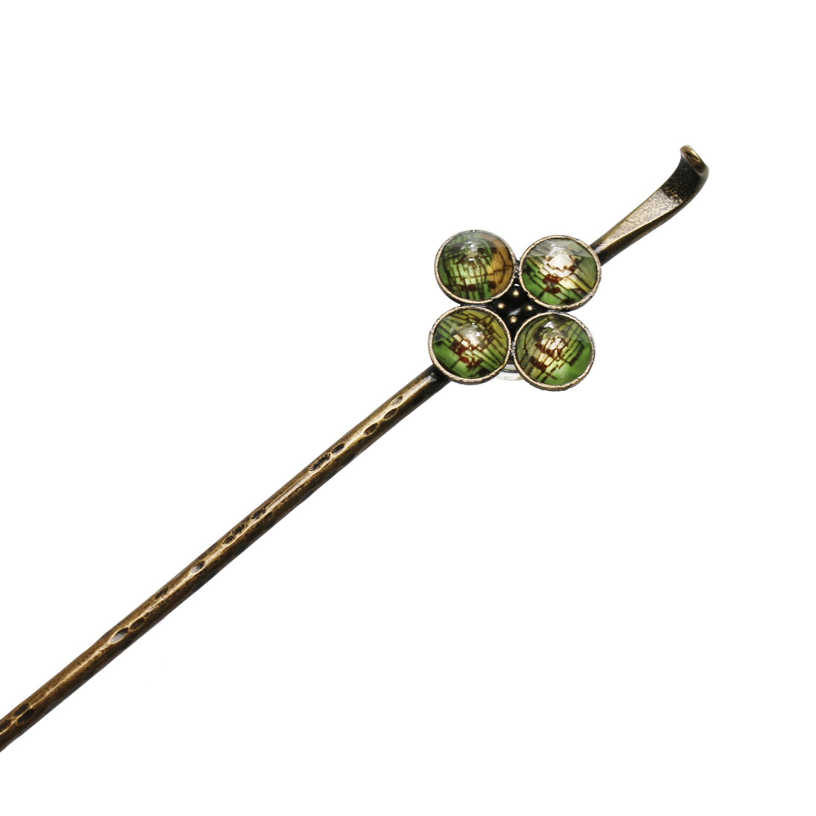 花 かんざし 一本挿し 音符 グリーン TAMARUSAN