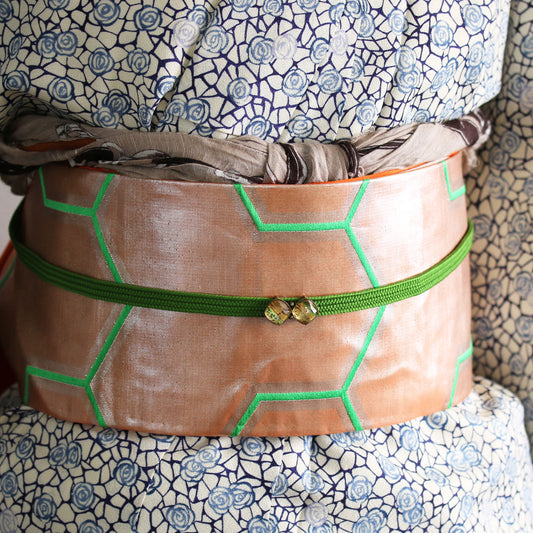 帯留 グリーン 音符 アンティーク調 TAMARUSAN