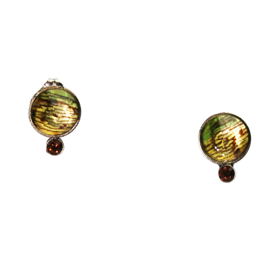 ピアス 音符 グリーン 小ぶり樹脂 TAMARUSAN