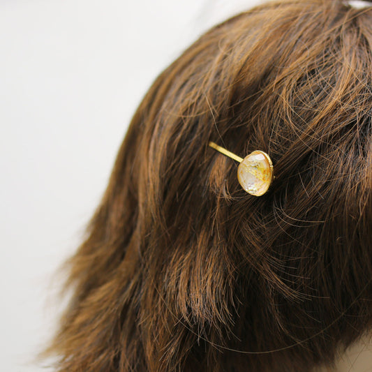 ヘアピン ピンク 金 花粉 TAMARUSAN