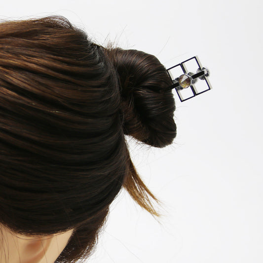 かんざし ピンク 水面 銀色 TAMARUSAN