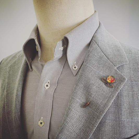 ハットピン 赤 すいか模様 ハート チューリップ TAMARUSAN