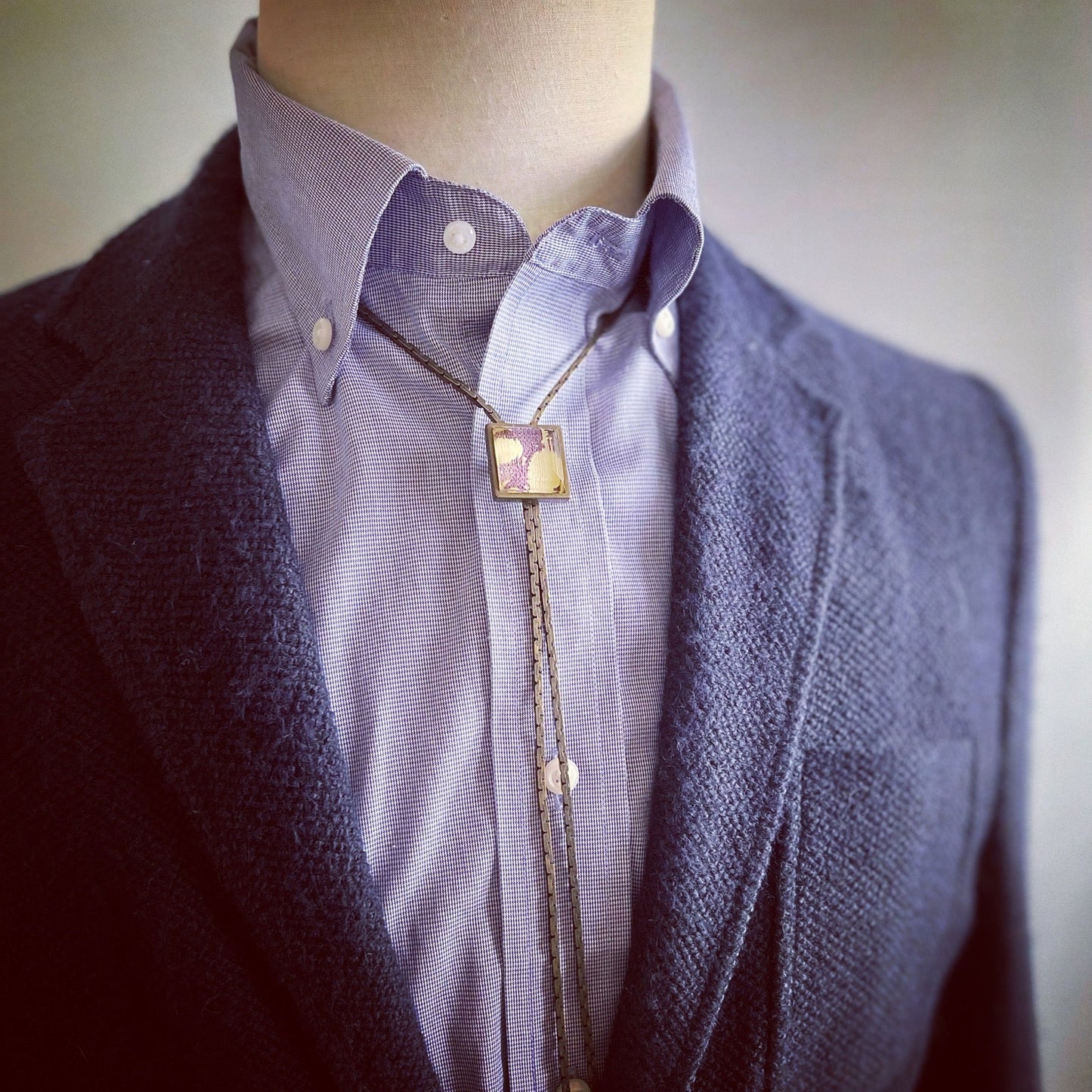 チェーンループタイ 花 ジャングル模様 マルチカラー TAMARUSAN