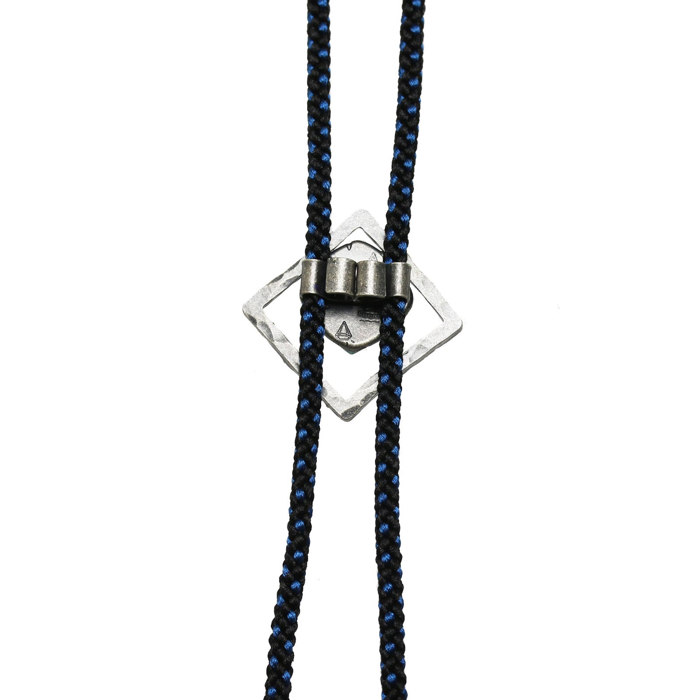 組紐 ループタイ トランプ 青 正絹 男女兼用 TAMARUSAN