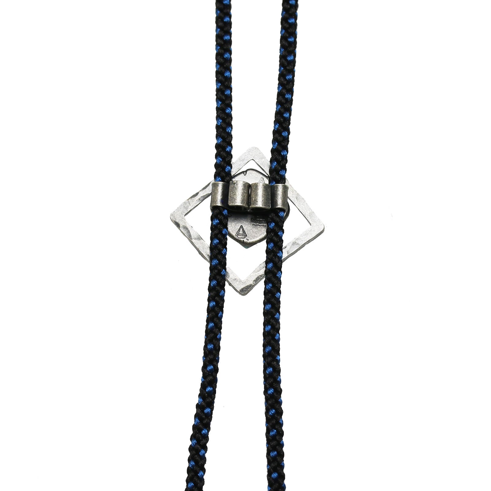 組紐 ループタイ トランプ 青 正絹 男女兼用 TAMARUSAN