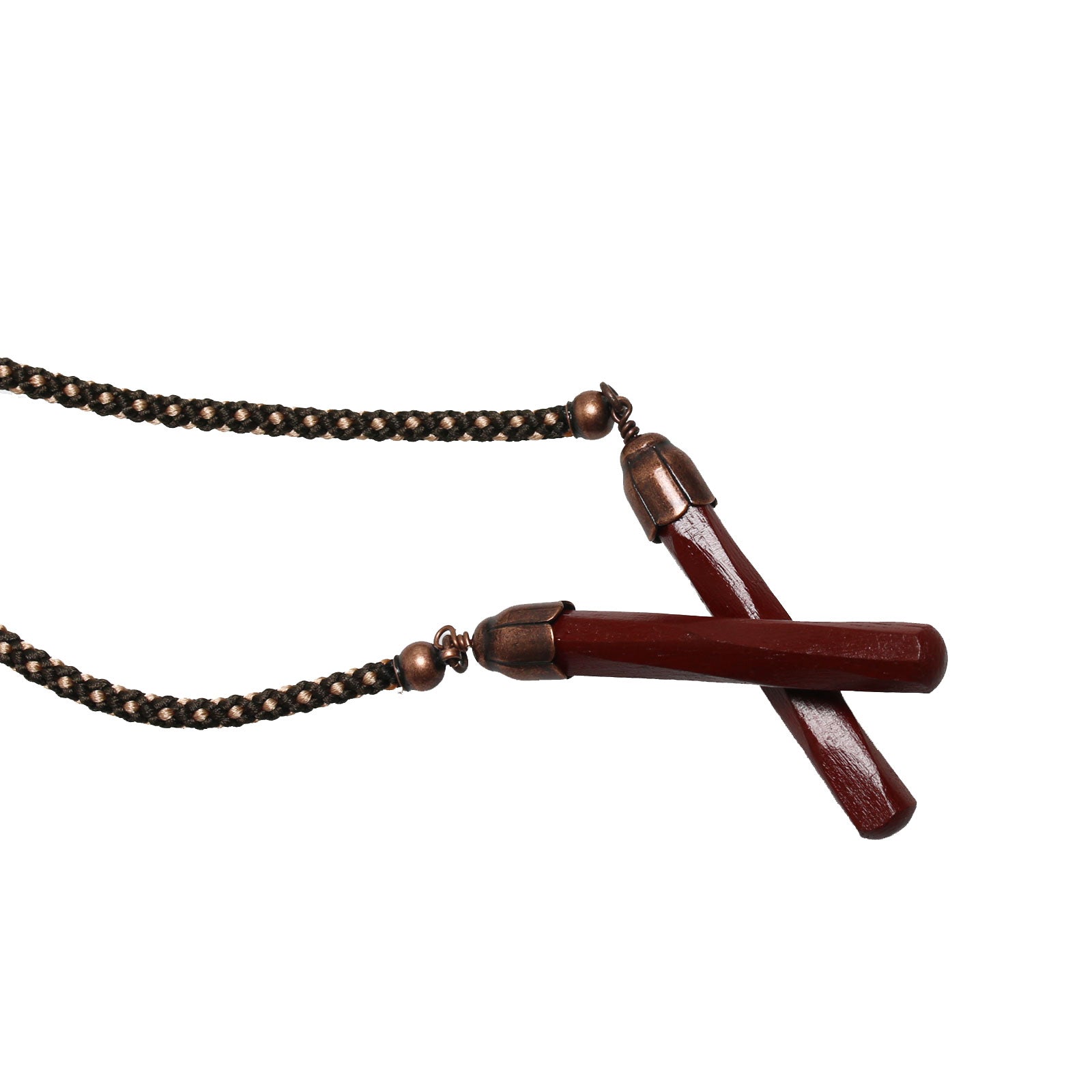 組紐ループタイ ネックレス おしゃれ 高級 あさぎ色 TAMARUSAN