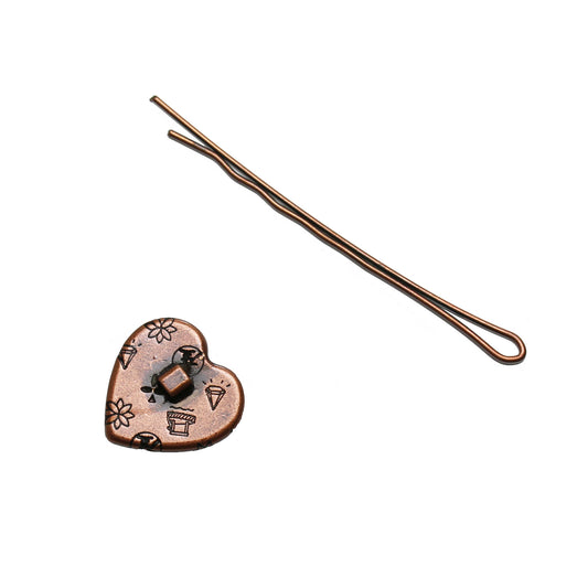 ヘアピン 梅 ピンク ハート 大人向け TAMARUSAN