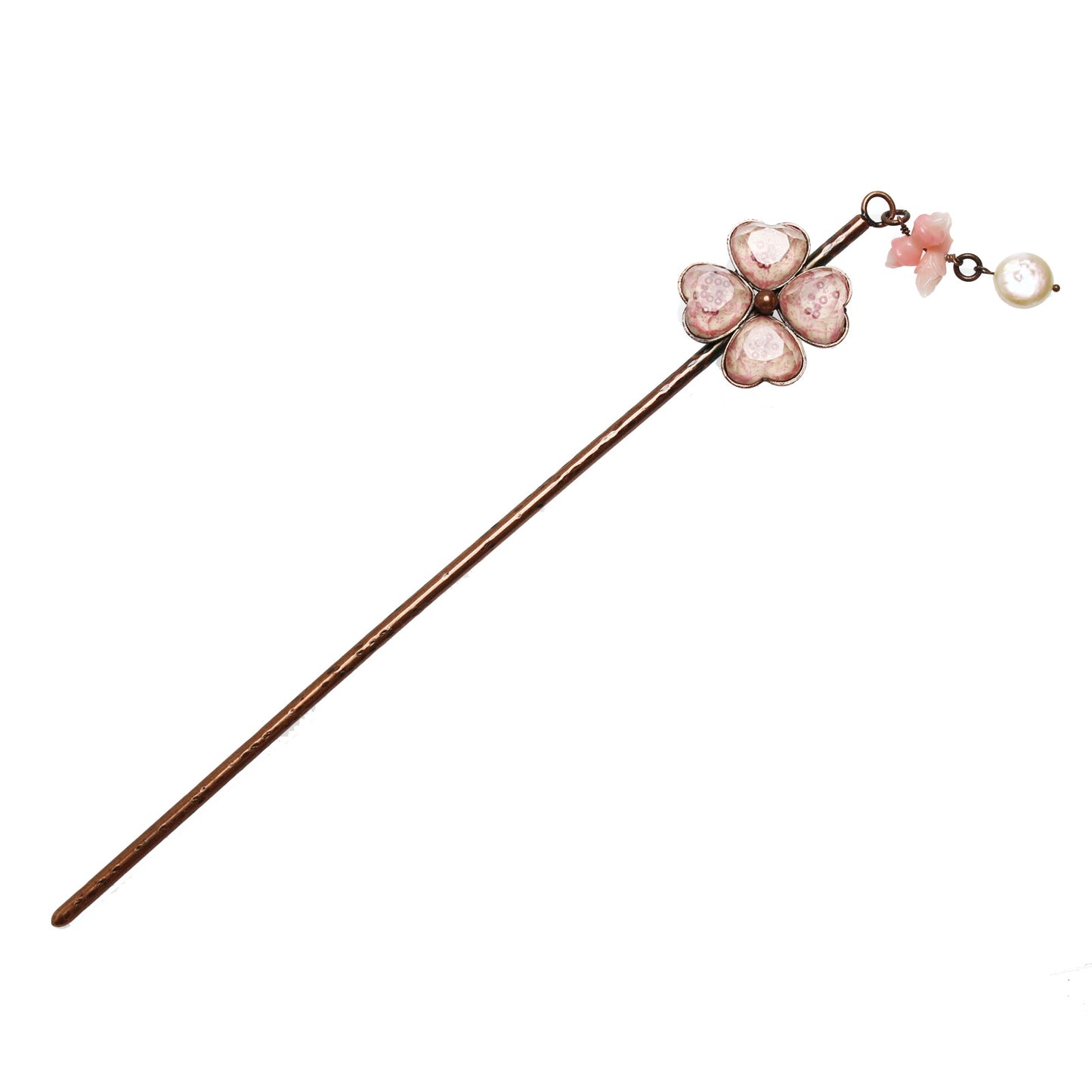 花かんざし 梅 ピンク 珊瑚 TAMARUSAN