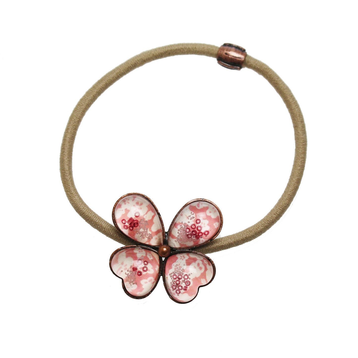 ヘアゴム 蝶 梅 ピンク おしゃれ 人気 TAMARUSAN