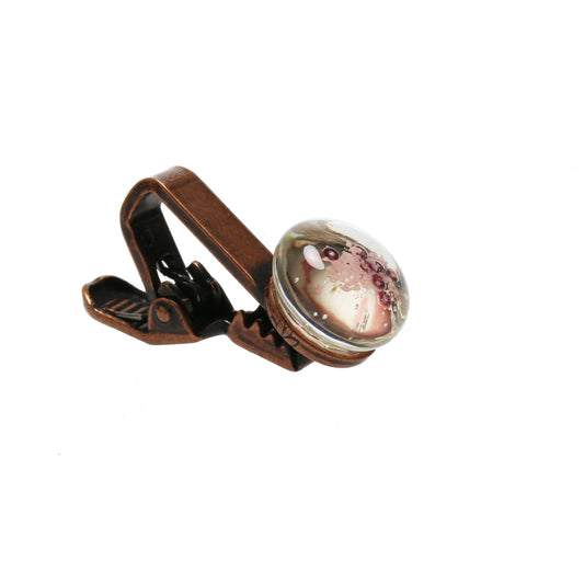 ショート ネクタイピン 梅 ピンク TAMARUSAN